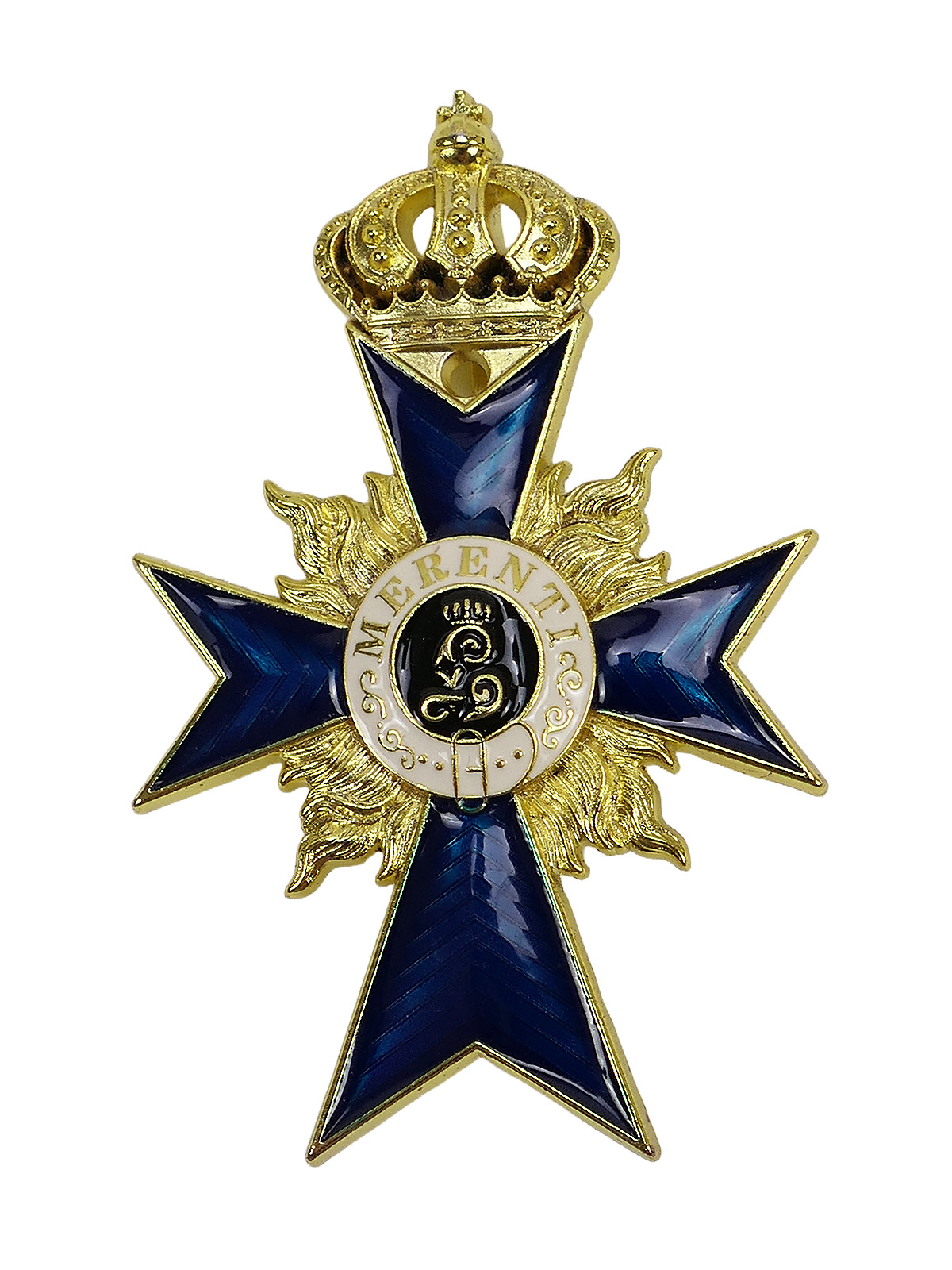 Bayrischer Militär Verdienstorden 3.Klasse mit Krone Merenti 1866