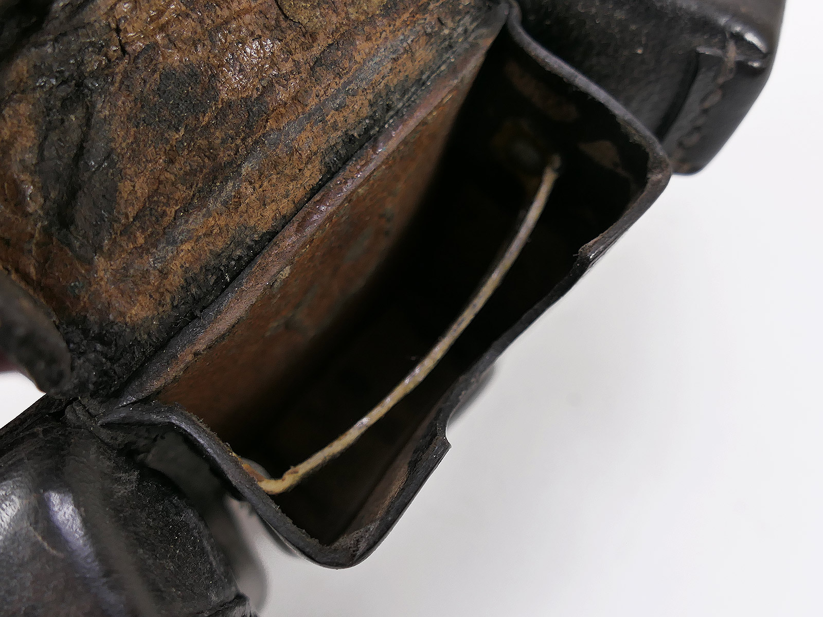 Einzelstück - Wehrmacht K98 3er Patronentasche BRAUN ORIGINAL mit Hersteller 1936 COLLECTION