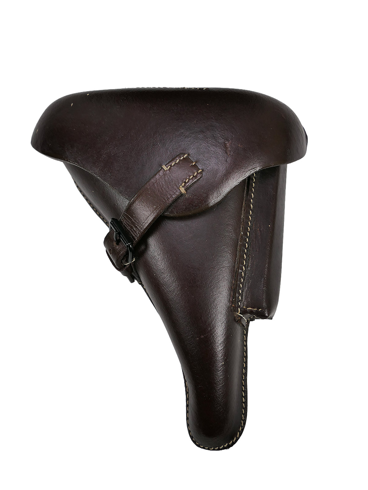 Einzelstück Wehrmacht Luftwaffe P08 Holster Koffertasche Lederholster Pistolentasche Leder BRAUN