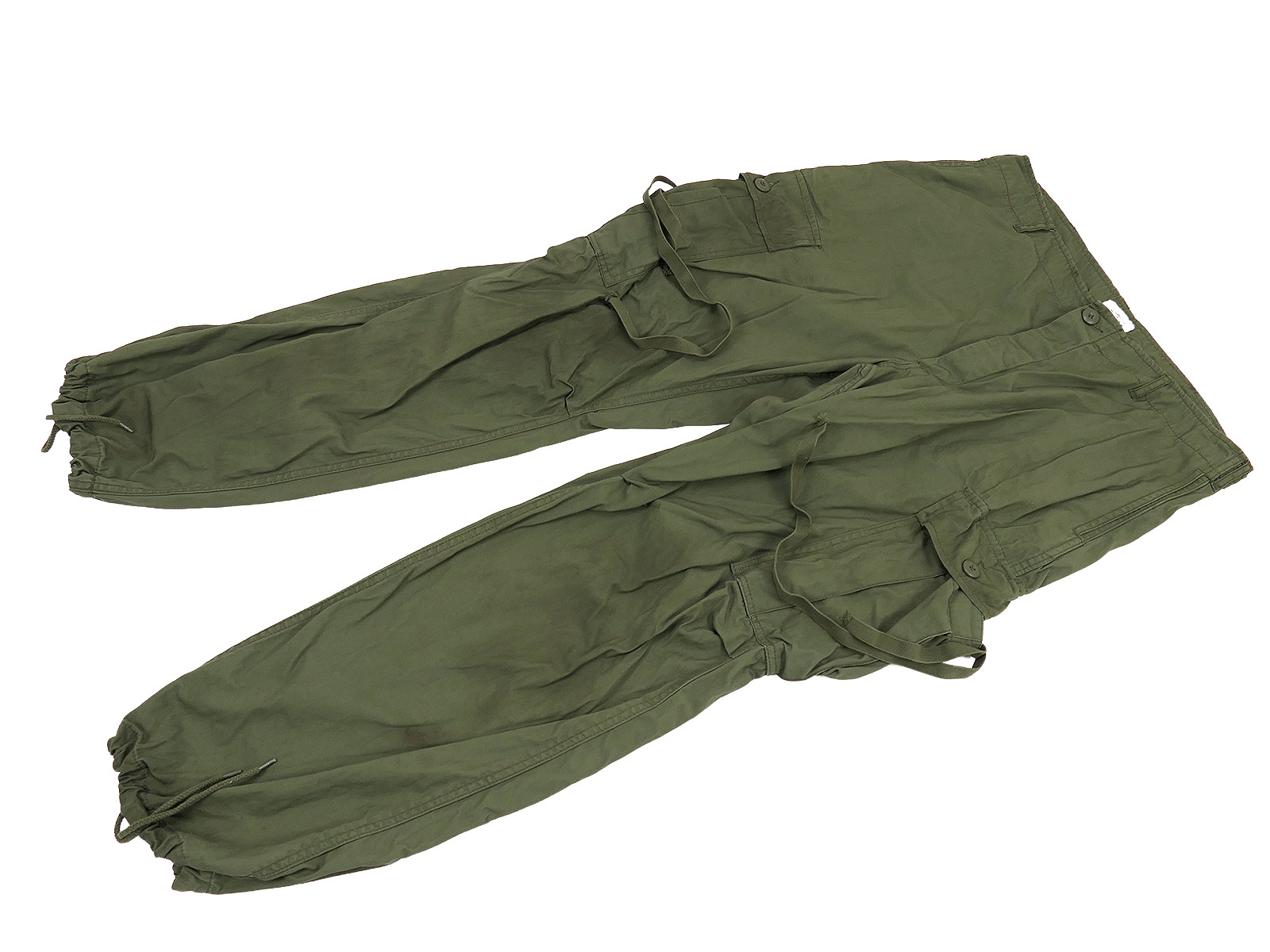 #04 Einzelstück - Filmrequisite US Army Feldhose Hose Jungle Pants M64 Vietnam oliv MEDIUM Reg.