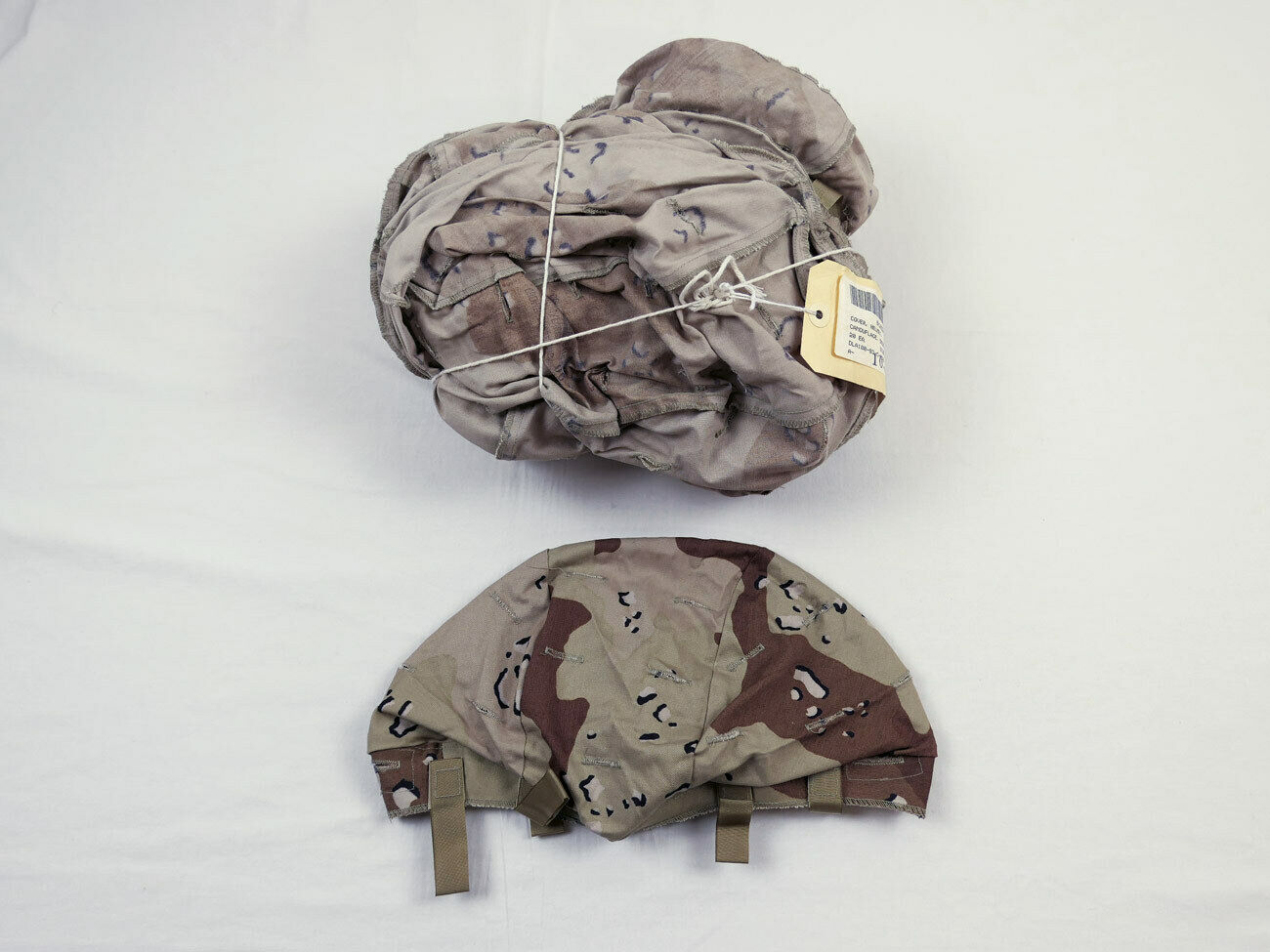 s-l1600-9t4XSYAvNv39Wu US Cover Helmet Desert Storm 6 color chocolate chip Helmbezug PASGT Medium / Large #VAR-A