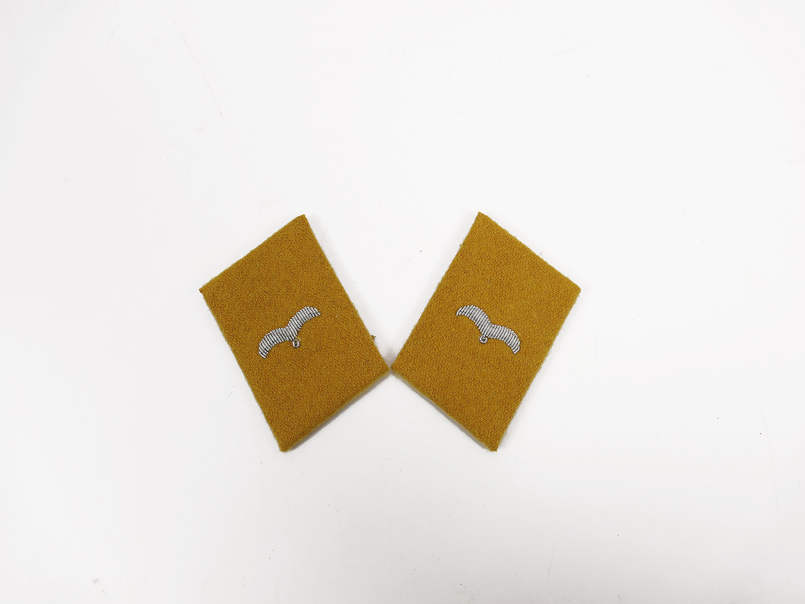 Luftwaffe Kragenspiegel / gestickte Schwingen LW Fliegerbluse Flieger / Unteroffizier Fallschirmjäger