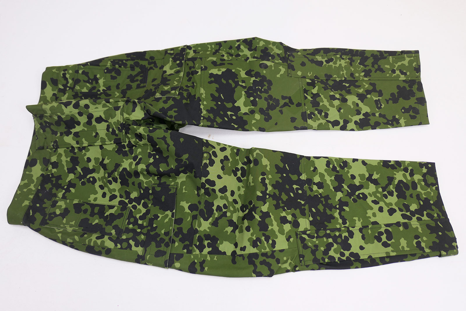 Gr. XS - Dänemark Gore-tex Nässeschutz Hose Flecktarn HMAK 2009 Regenhose