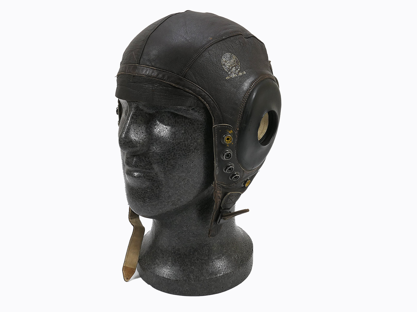 Original USAF WW2 A-11 Flying Helmet Fliegerhaube Kopfhaube Pilotenhaube Gr. Medium