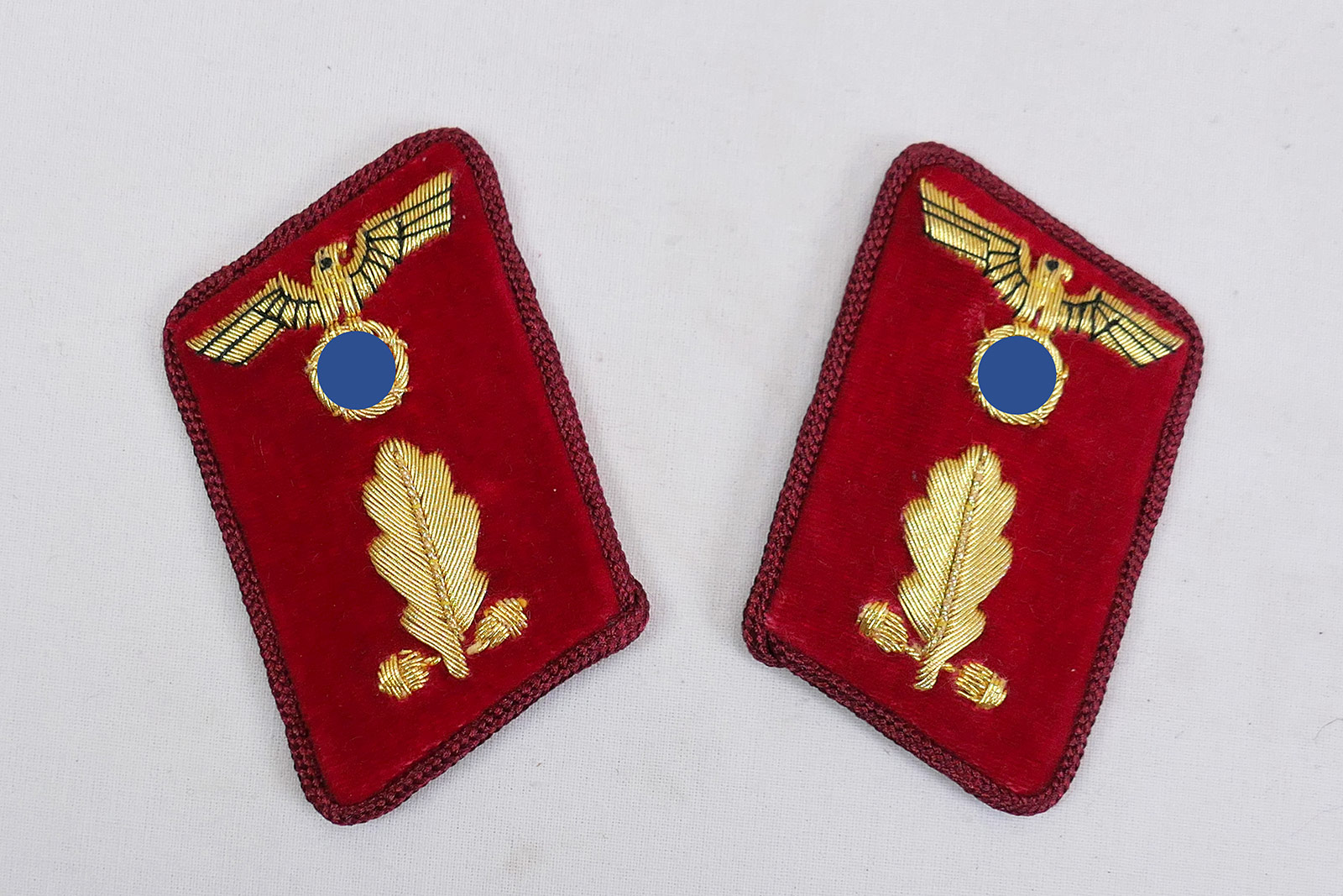 P1260871J5wzSLrPh9RXC Kragenspiegel politischer Leiter der NSDAP in der Gauleitung - Dienstgrad Abschnittsleiter