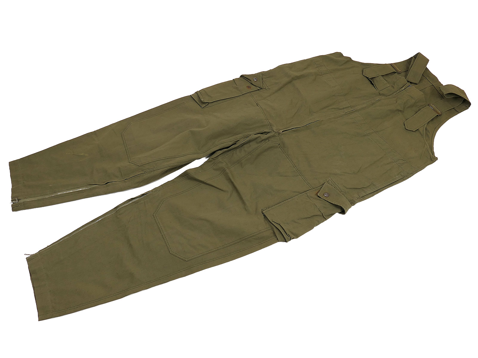Einzelstück Type Wehrmacht Luftwaffe Panzer Kombi / Unterteil Latzhose Beutestück