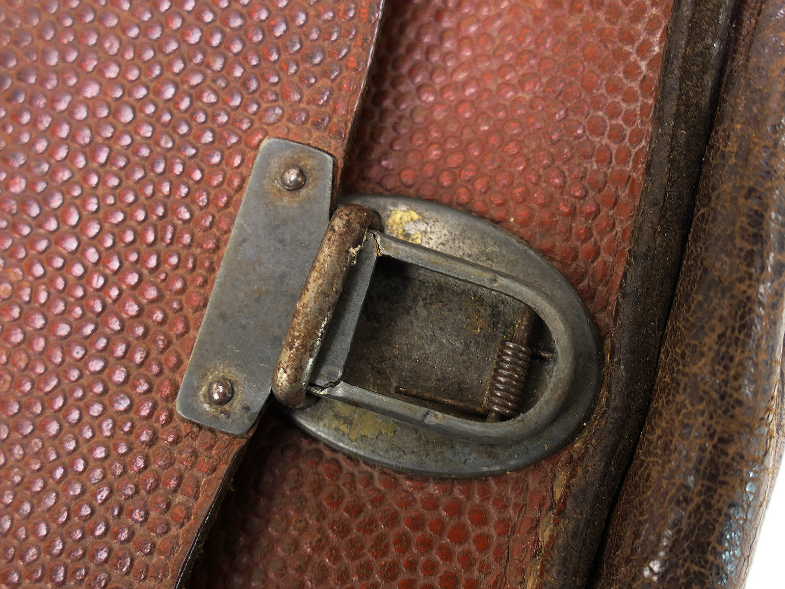 Wehrmacht / Luftwaffe Kartentasche Leder braun RBNr. Meldetasche COLLECTION