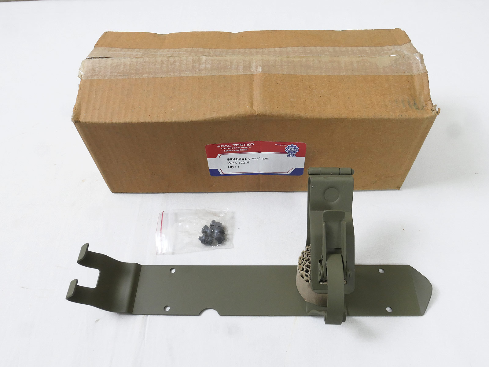 US WW2 Grease Gun Bracket / Halter Fettpresse Halterung Willys Jeep MB M201 GPW