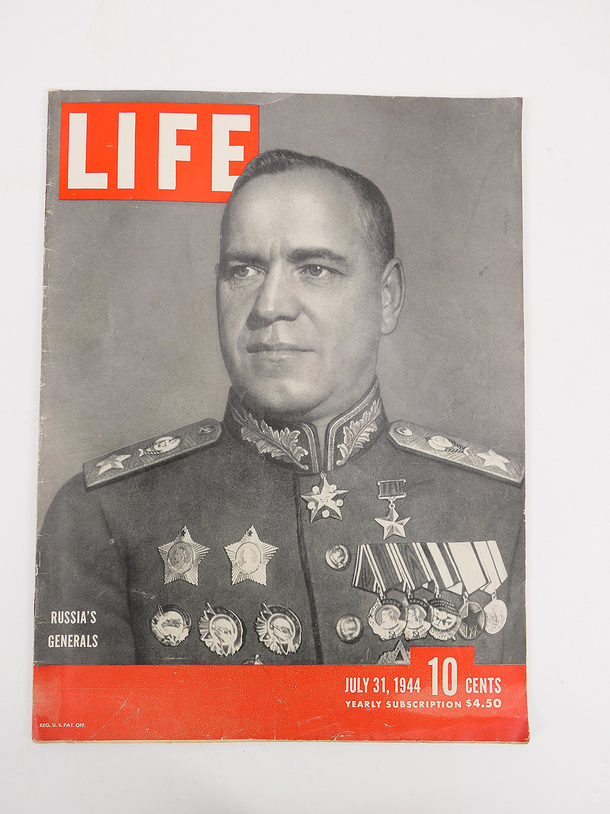 1944 - Original US LIFE Magazine 31 July 1944 Magazin Zeitschrift
