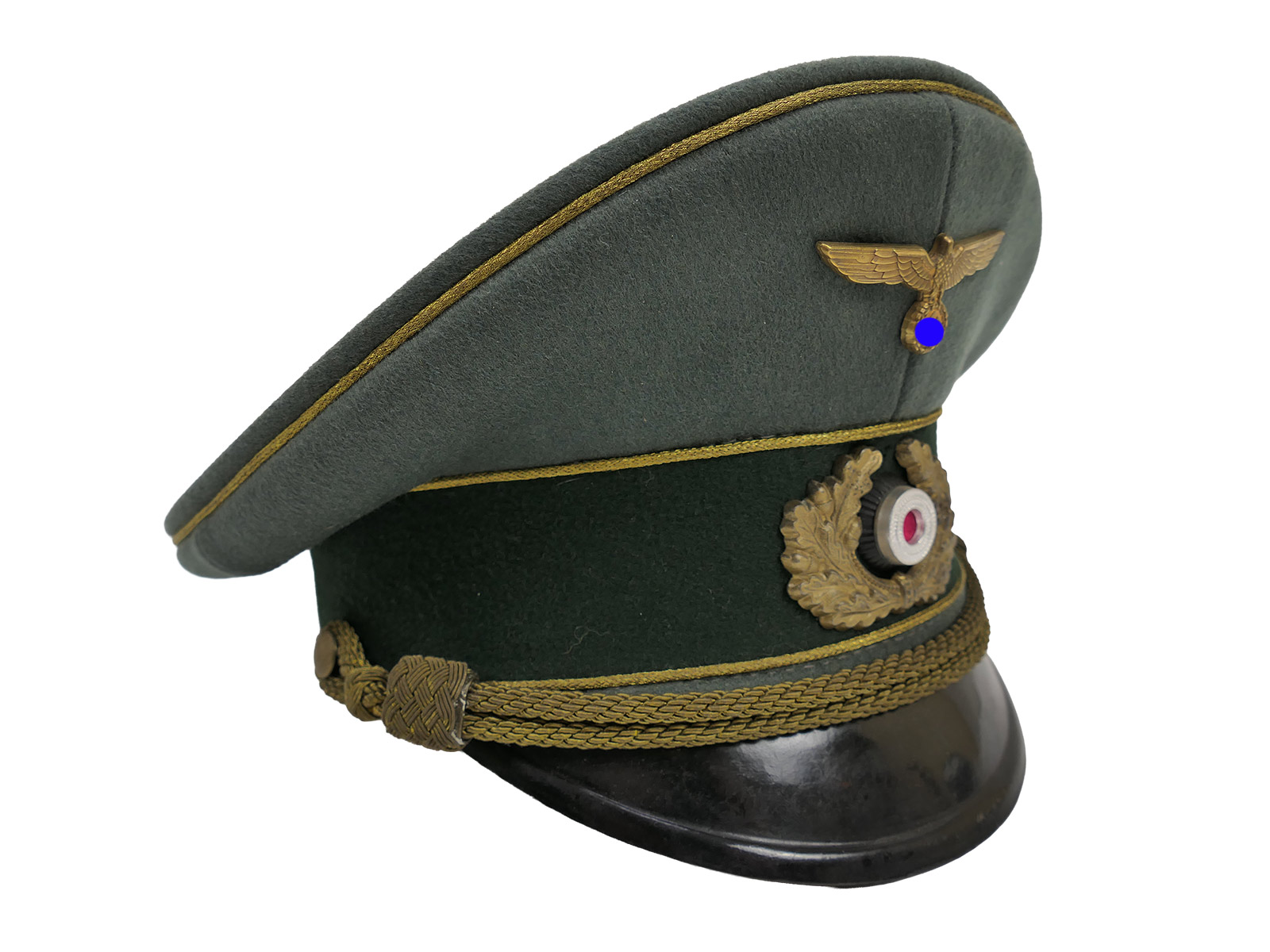 Antike Wehrmachts Schirmmütze General Gr.58 mit Top Patina COLLECTION BATTLE WORN