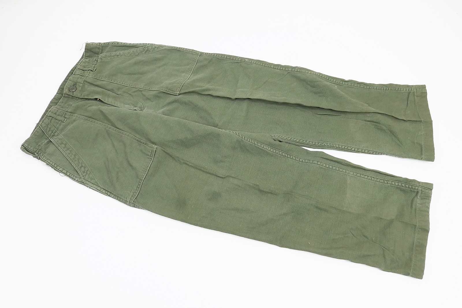 P1540998 Original US Vintage Trousers Vietnam 1968 Cotton Sateen OG-107 TYPE 1 - W32/L29
