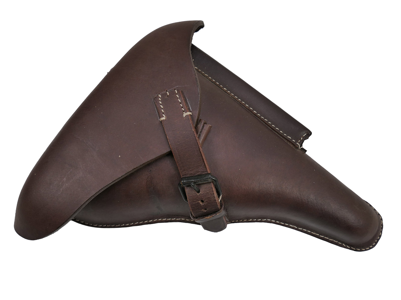 Einzelstück - Luftwaffe P08 Holster Koffertasche Lederholster Pistolentasche BATTLE WORN