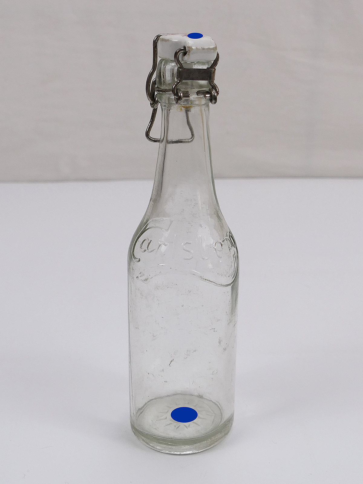 WW2 Carlsberg Bier Flasche Glas Bierflasche -klein- 1935