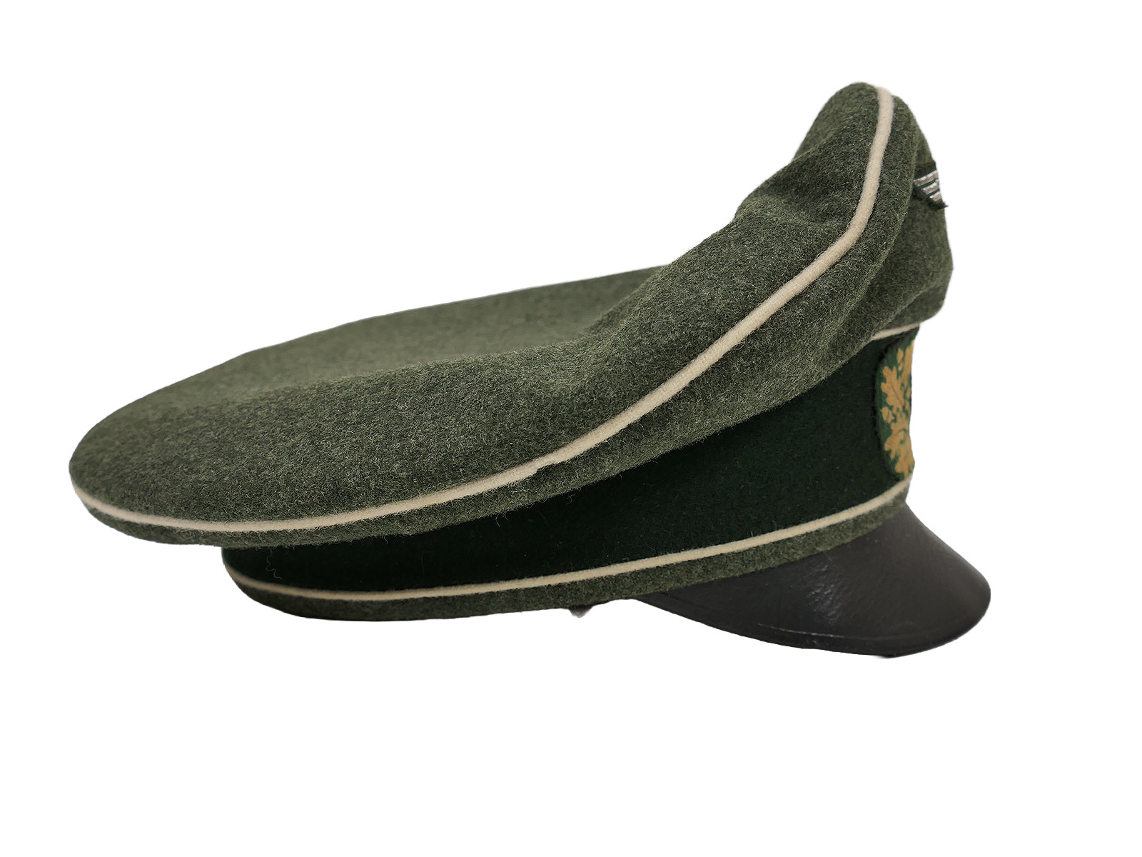 Wehrmacht Infanterie Schirmmütze Offizier Crusher Cap mit Mützenadler / Kokarde COLLECTION