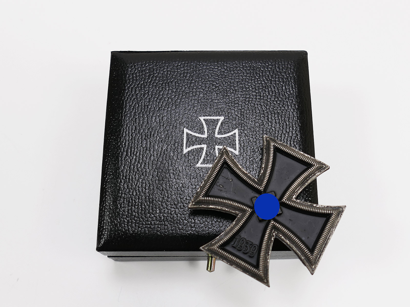 Eisernes Kreuz 1. Klasse EK1 1939 mit schöner Patina im Verleihungsetui  