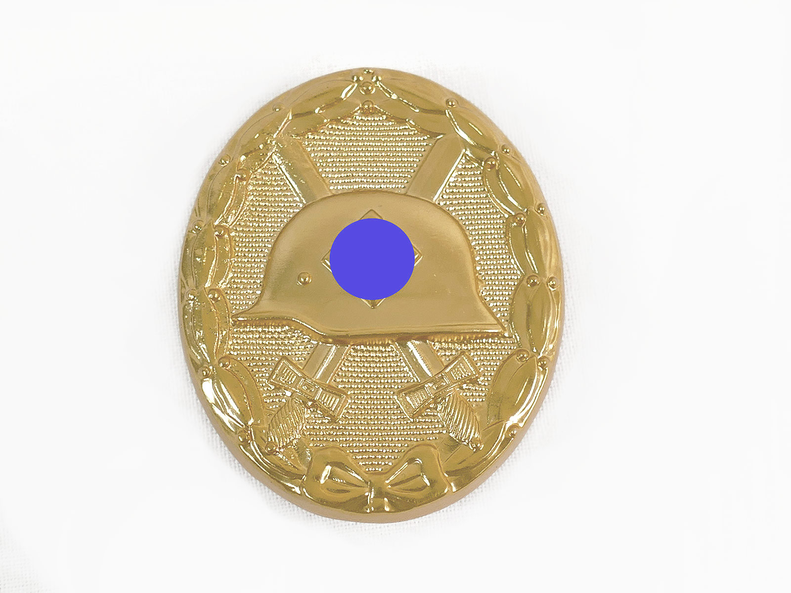 Wehrmacht Verwundetenabzeichen Gold massiv