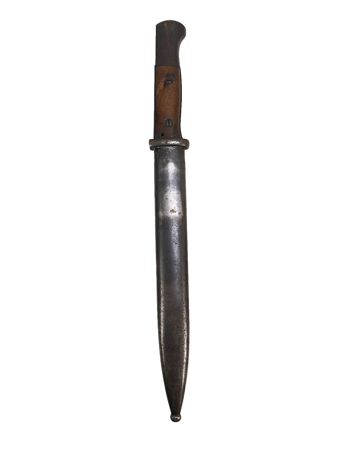 Wehrmacht Bajonett M84/98 S/174 1937 Karabiner K98 / Seitengewehr mit Scheide BATTLE WORN