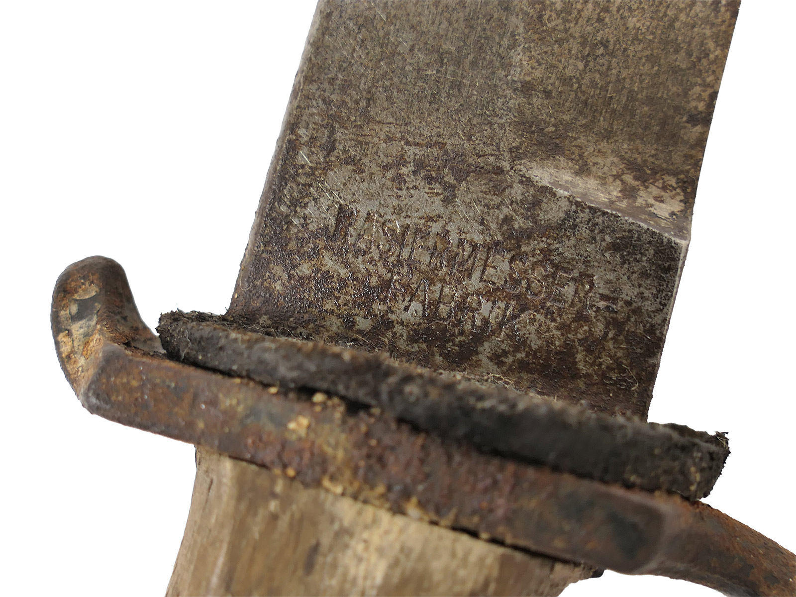 WK1 Grabendolch mit Abnahme ERN Wald Rheinl. Rasiermesser Fabrik COLLECTION BATTLE WORN