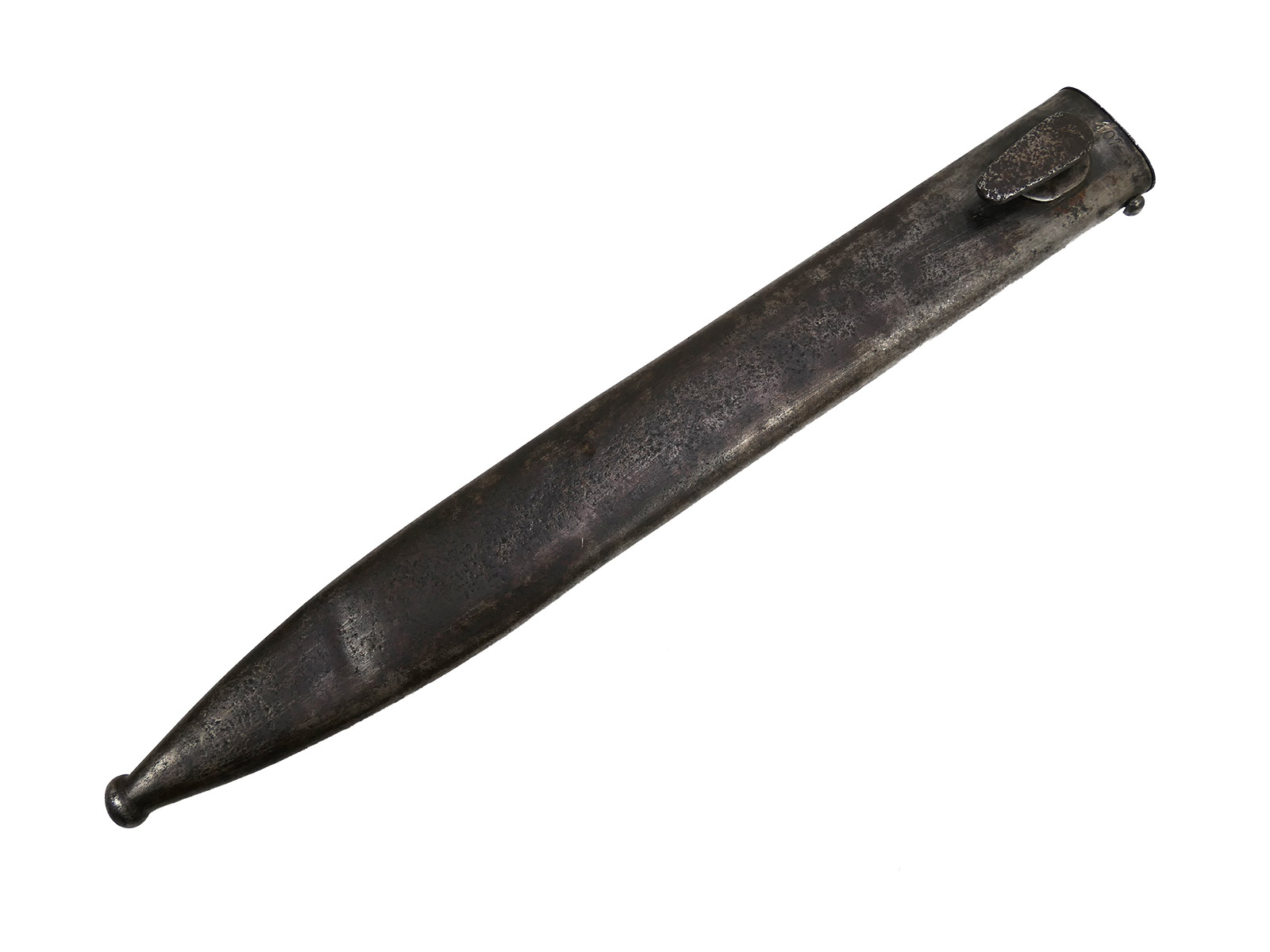 Wehrmacht Bajonett M84/98 K98 / Seitengewehr S/155 mit Koppelschuh BATTLE WORN