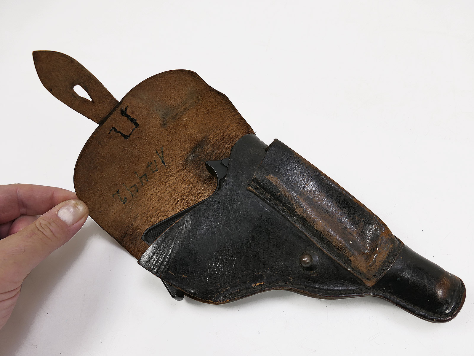 Pistolentasche Polizei Kurzpistole Kal. 7.65 PPK mit 6mm Blowback Pistole Taschenfüller Keine Funktion