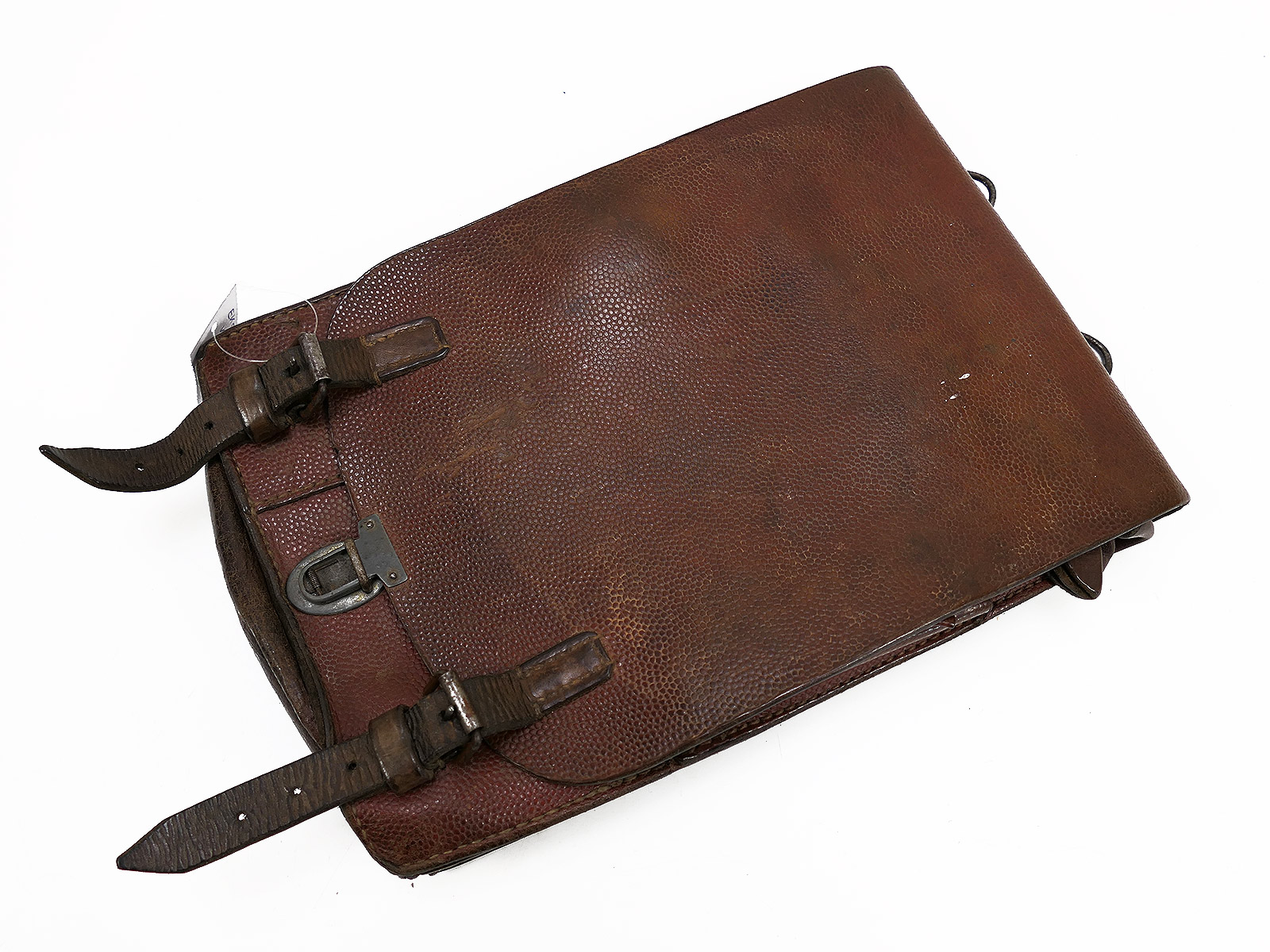 Wehrmacht / Luftwaffe Kartentasche Leder braun RBNr. Meldetasche COLLECTION