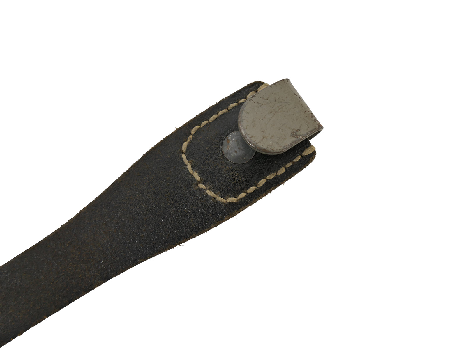 Einzelstück - Wehrmacht Original Y-Riemen Leder Koppeltragegestell Franz Brehme 1942 Top!  COLLECTION