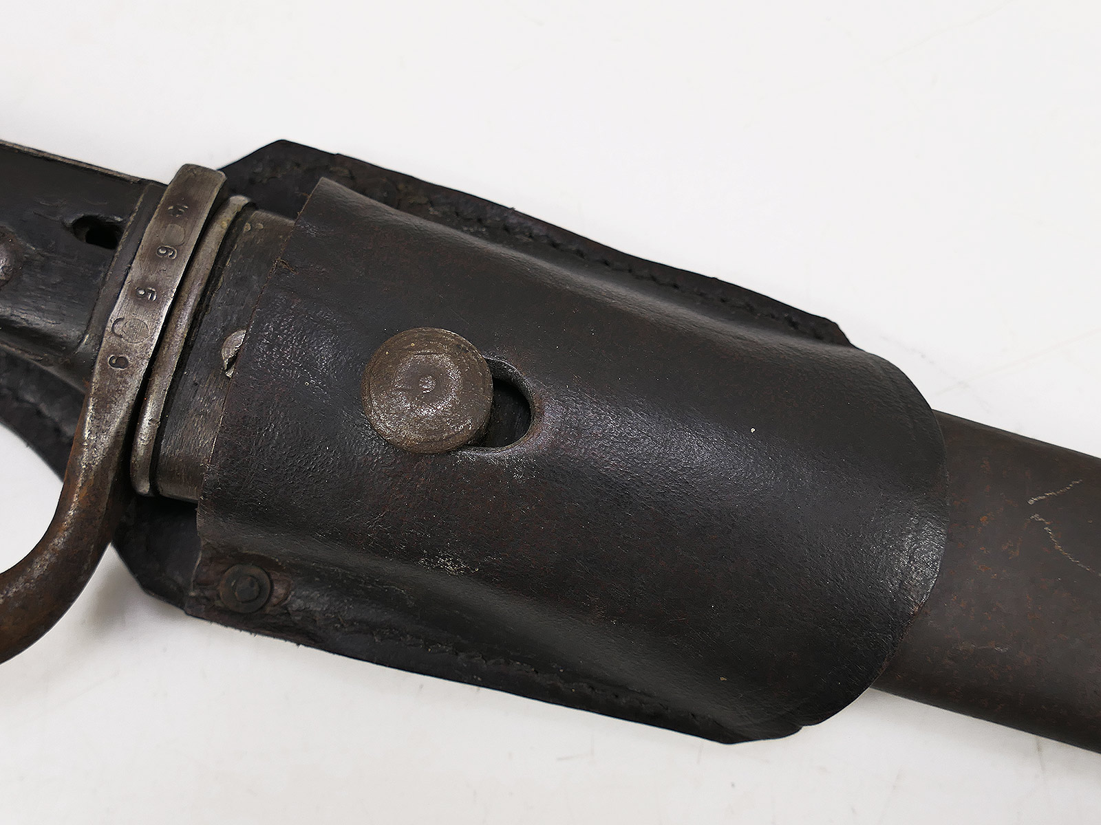 WK1 Bajonett M98/05 Seitengewehr Waffenfabrik Mauser A.G. Oberndorf 1916 mit Abnahme + Koppelschuh