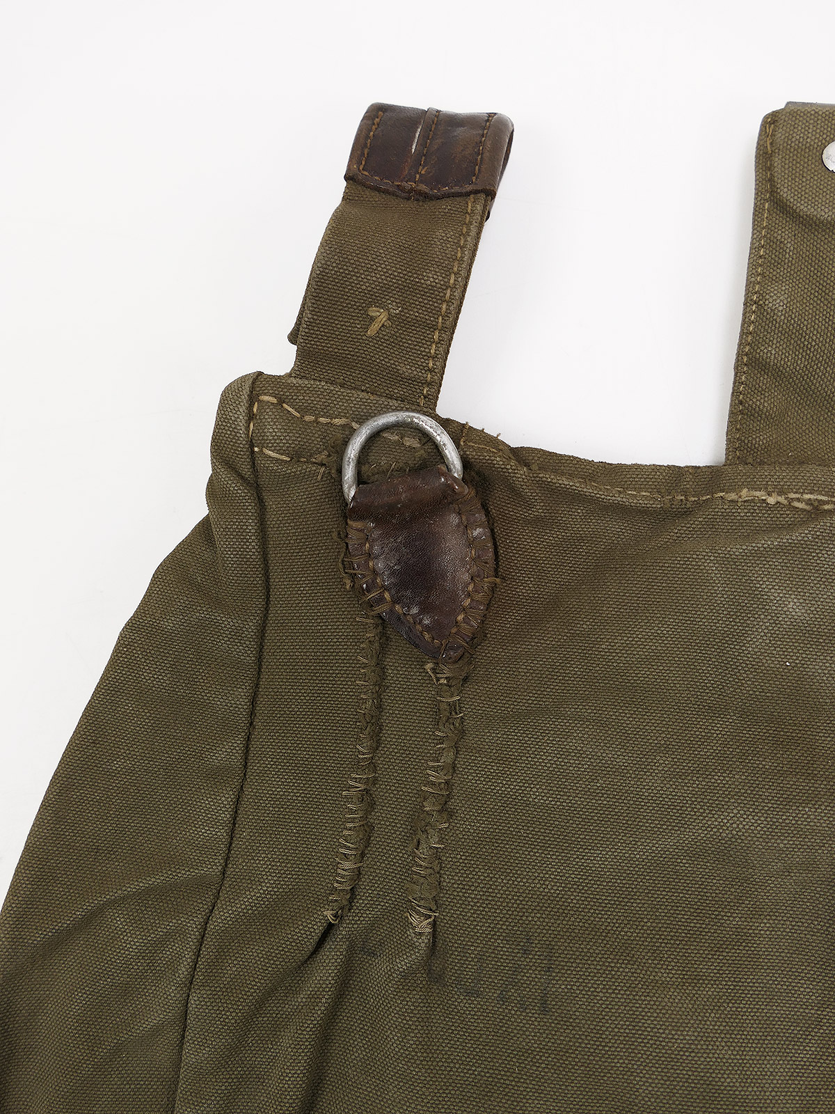 WW2 Original  Brotbeutel RAD 1936 ? Reichsarbeitsdienst mit Namensetikett COLLECTION
