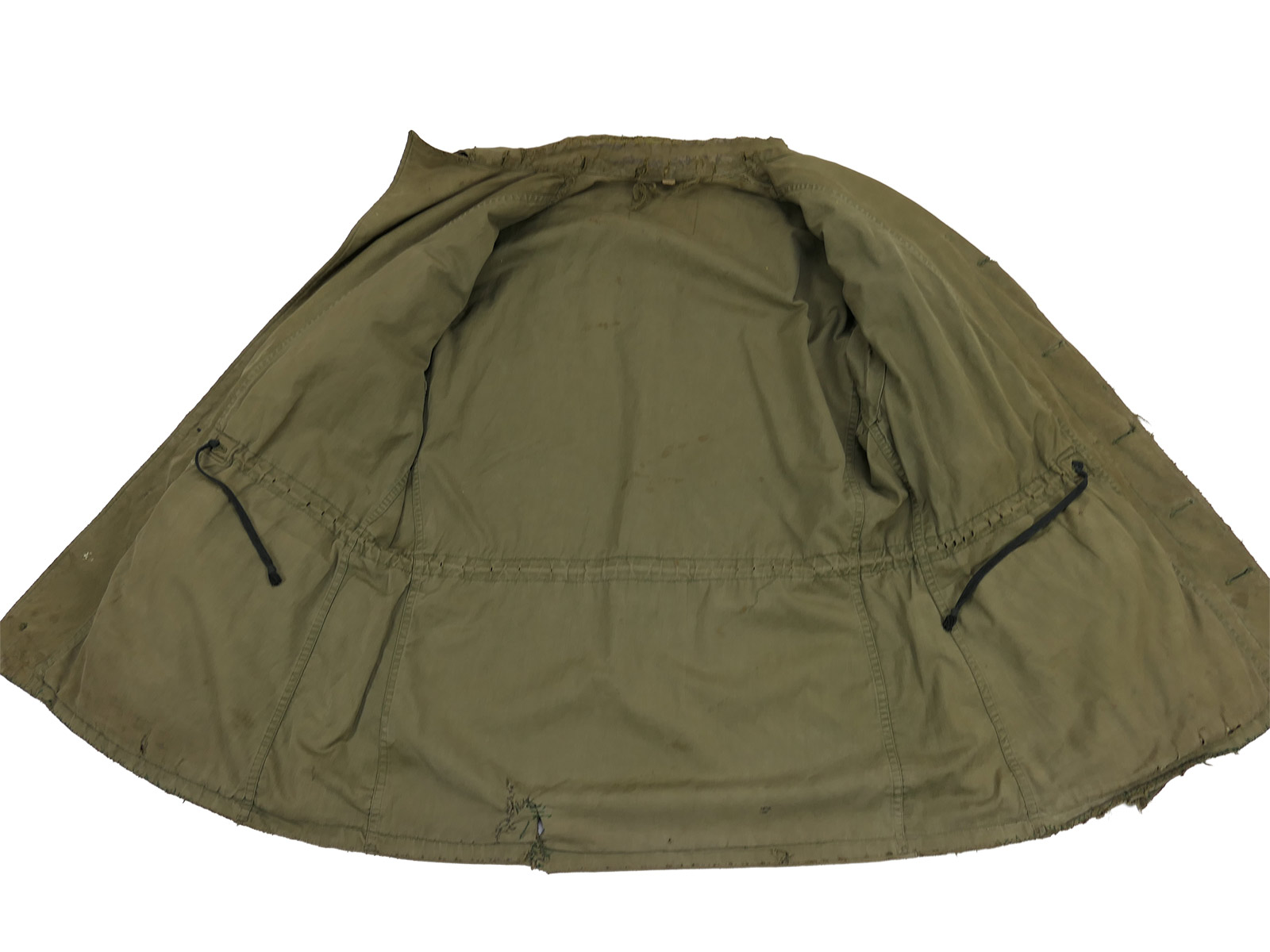 Original US Army WW2 M-1943 Field Jacket Feldjacke M-43 Gr.36R BATTLE WORN