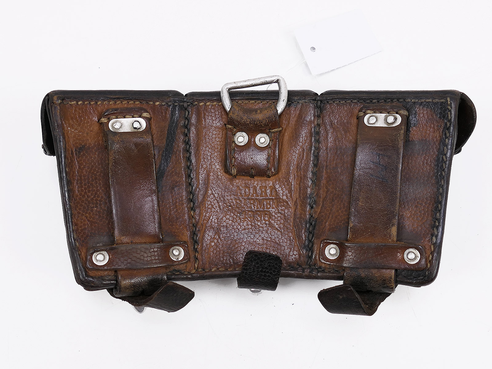 Einzelstück - Wehrmacht K98 3er Patronentasche BRAUN ORIGINAL mit Hersteller 1936 COLLECTION