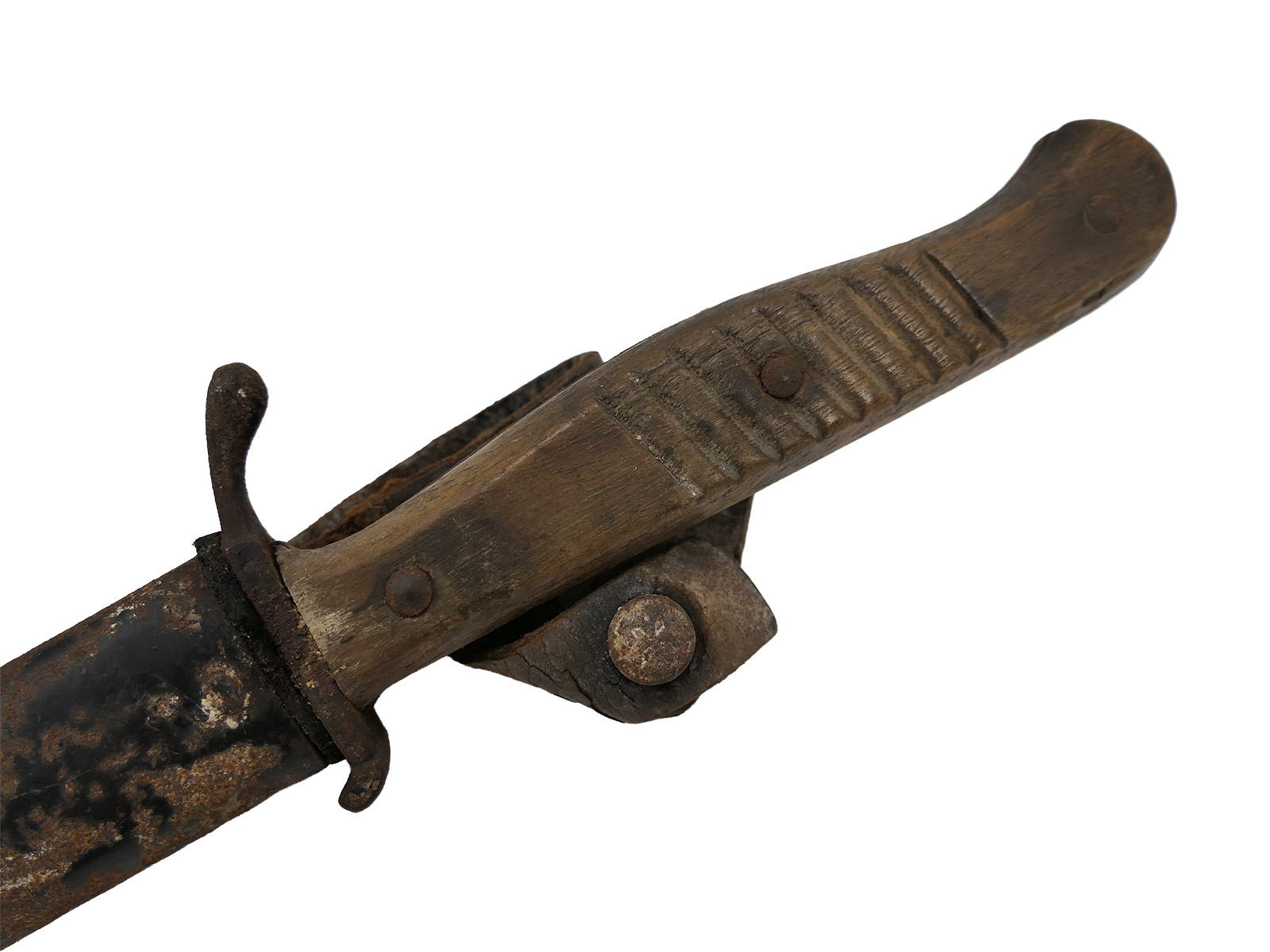 WK1 Grabendolch mit Abnahme ERN Wald Rheinl. Rasiermesser Fabrik COLLECTION BATTLE WORN