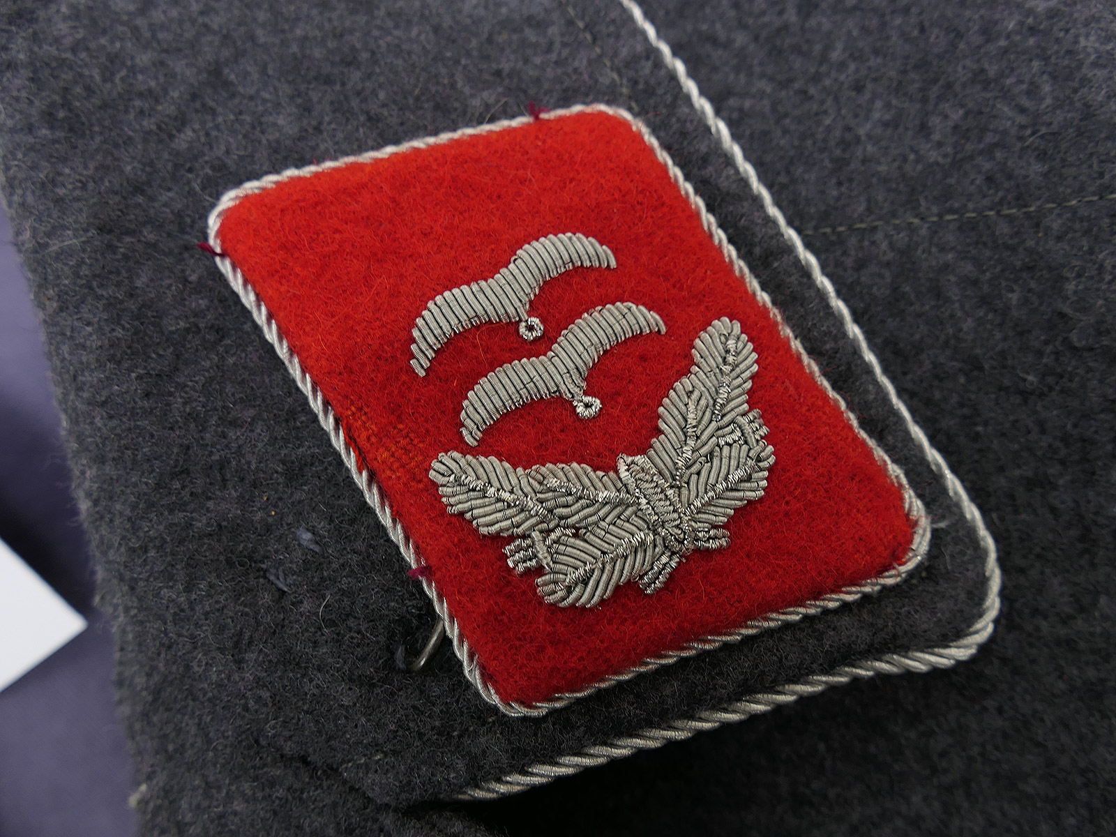 Antike WK2 Luftwaffe Fliegerbluse Oberleutnant FLAK Uniform COLLECTION BATTLE WORN