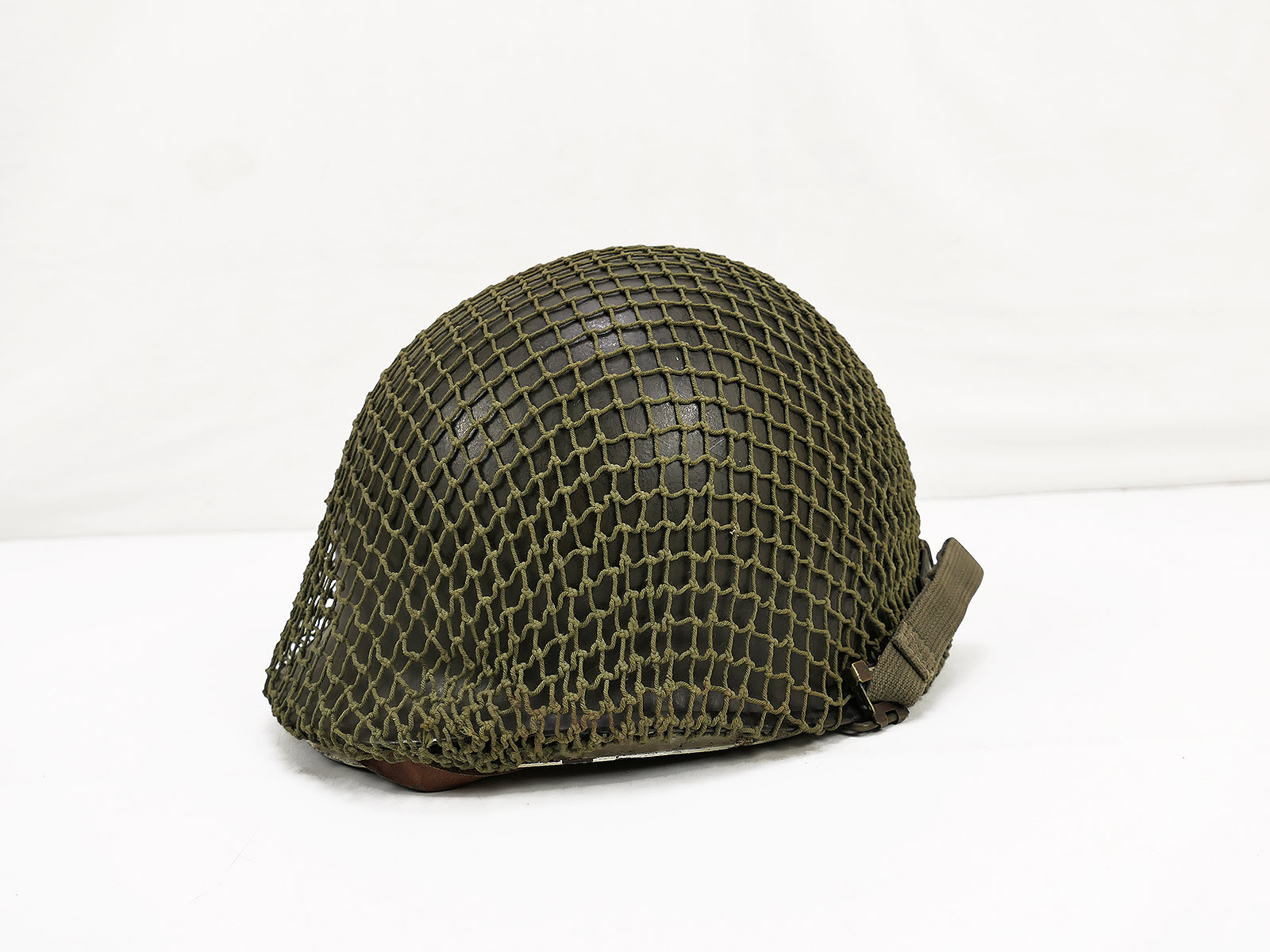 US ARMY Type WW2 M1 Helmet Stahlhelm mit Helmnetz COLLECTION