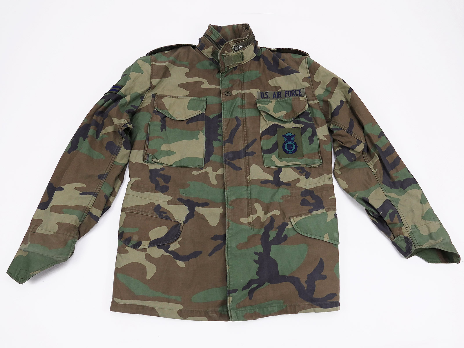 Original US Cold Weather Field Jacket M65 Feldjacke Woodland 1991 Gr. SMALL f. LADIES