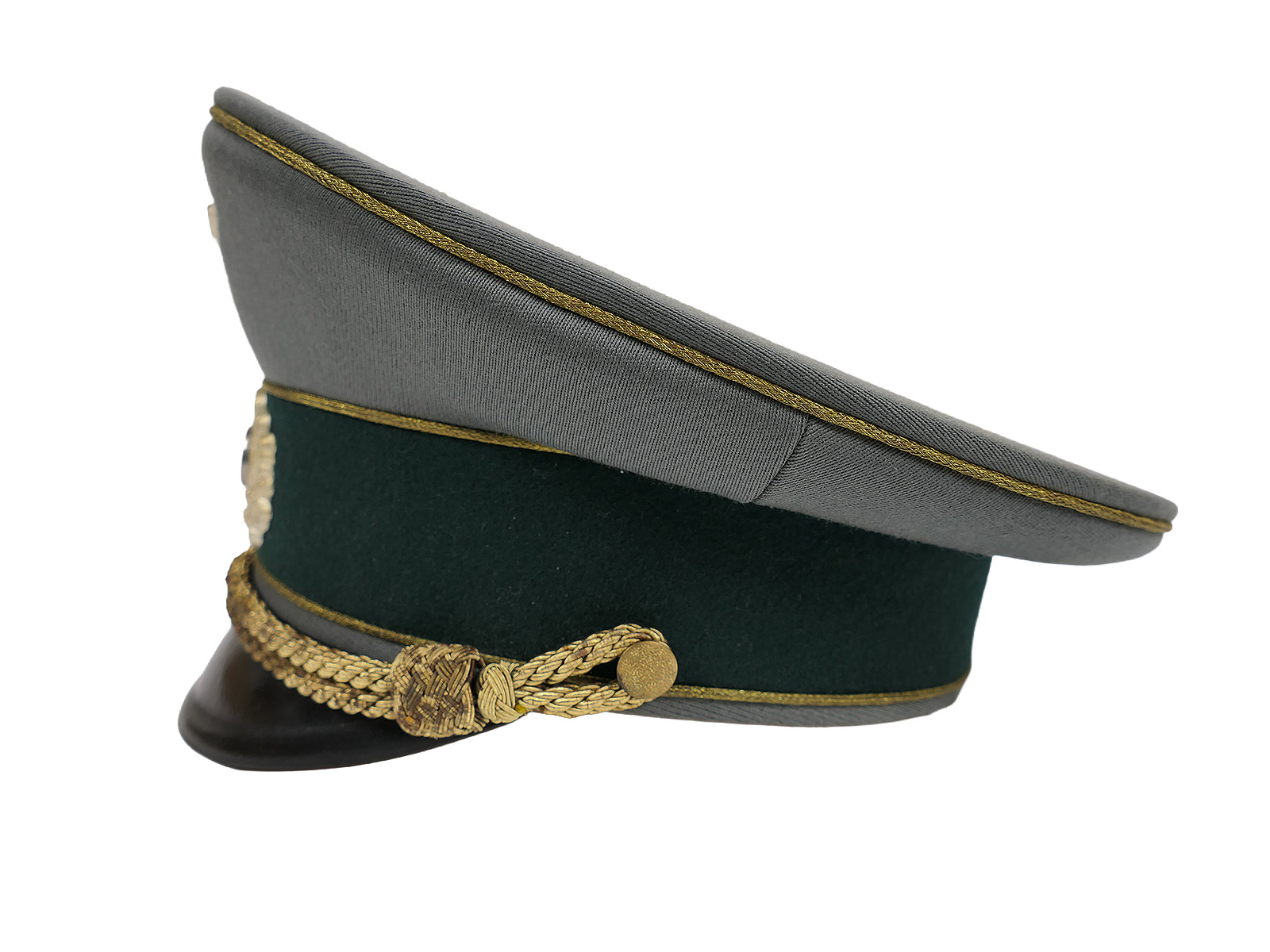 Wehrmacht Frühe Schirmmütze General Gr.57 Premium Museumsanfertigung mit Original Silbernen Effekten COLLECTION