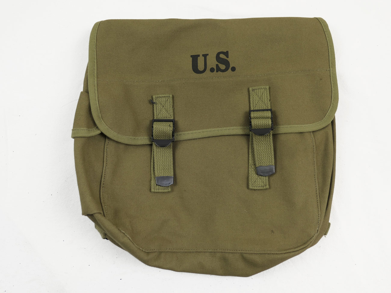 P1360409 US Army WW2 M-1936 Musette Bag / Kampftasche M36 Khaki  /Stm