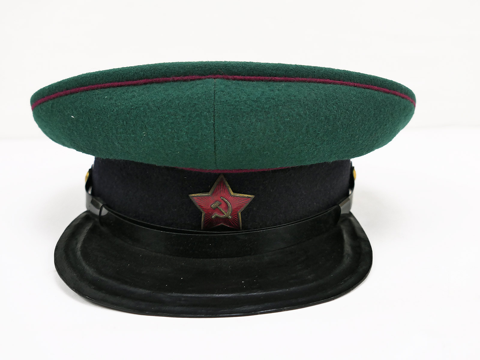P1490336 Russische Schirmmütze Original Gr.55 Grenztruppen Rote Armee aus Sammlungsauflösung