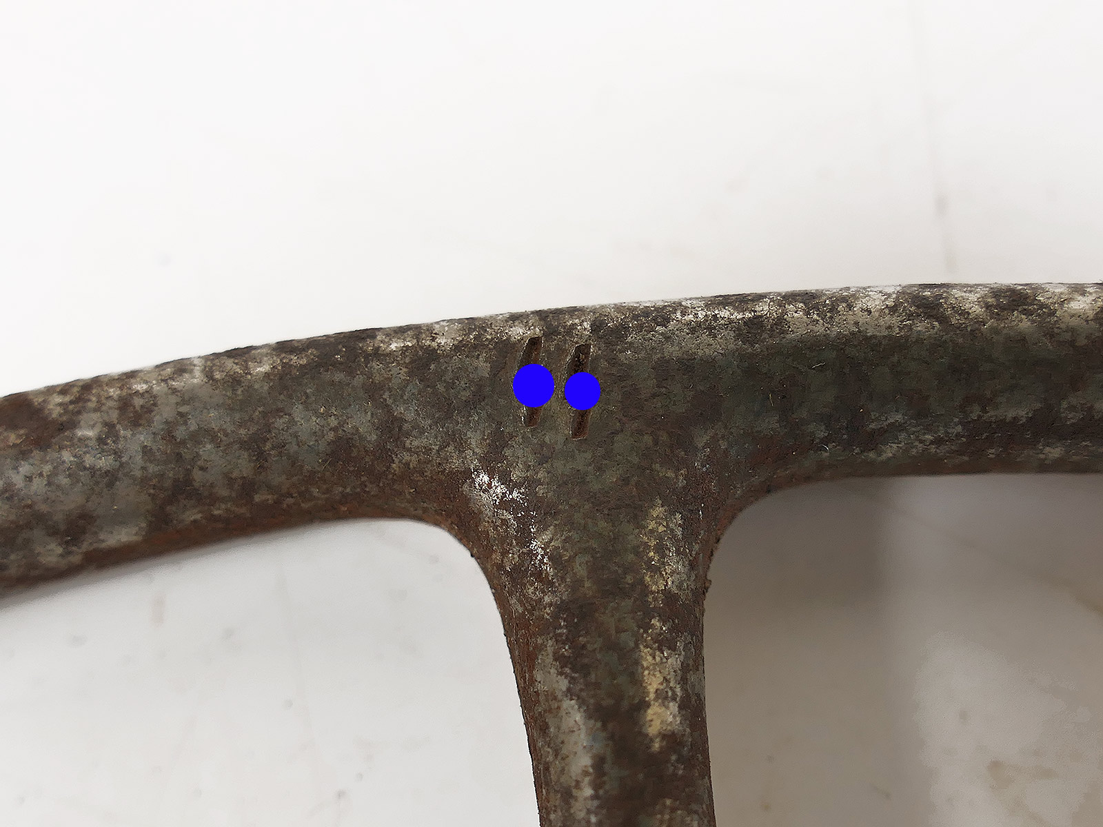 #E SS Hand Knebel Knebelkette Abführ-, Vorführ- oder Knebelkette ANTIK