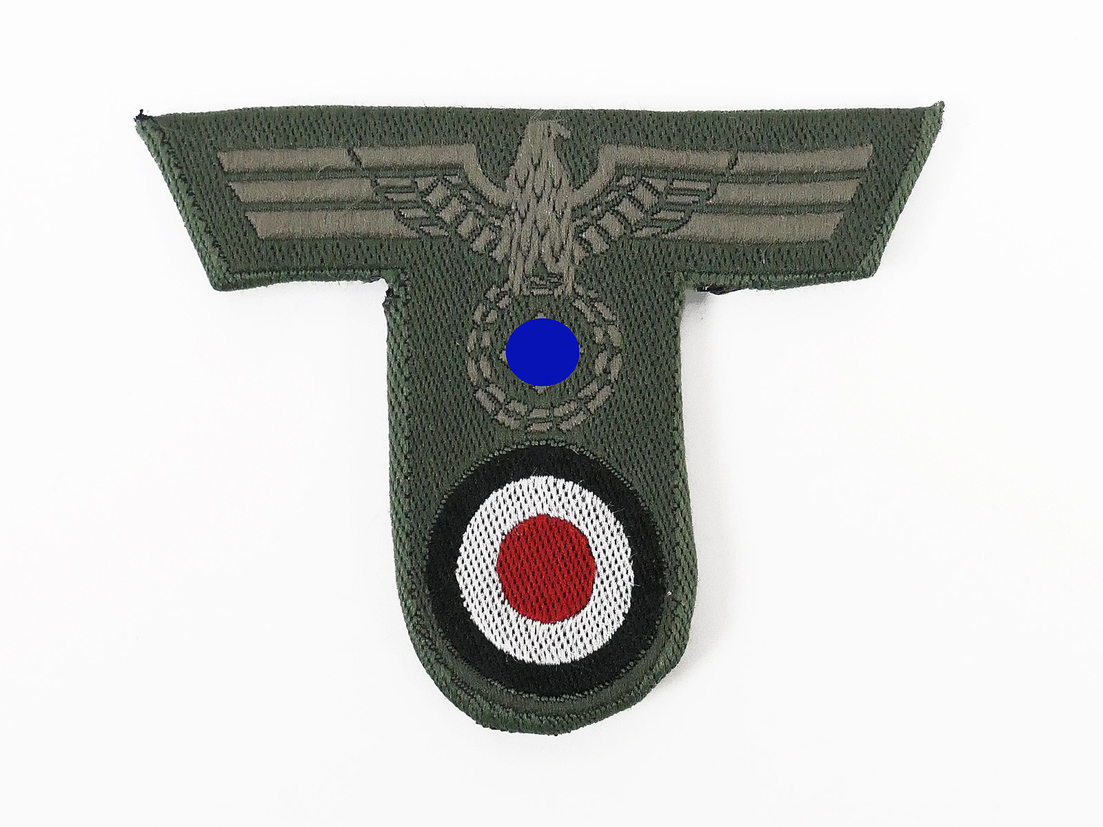 Gebirgsjäger T-Adler Mützenadler Feldmütze Mützenabzeichen UV negativ / gefaltet + umgelegt
