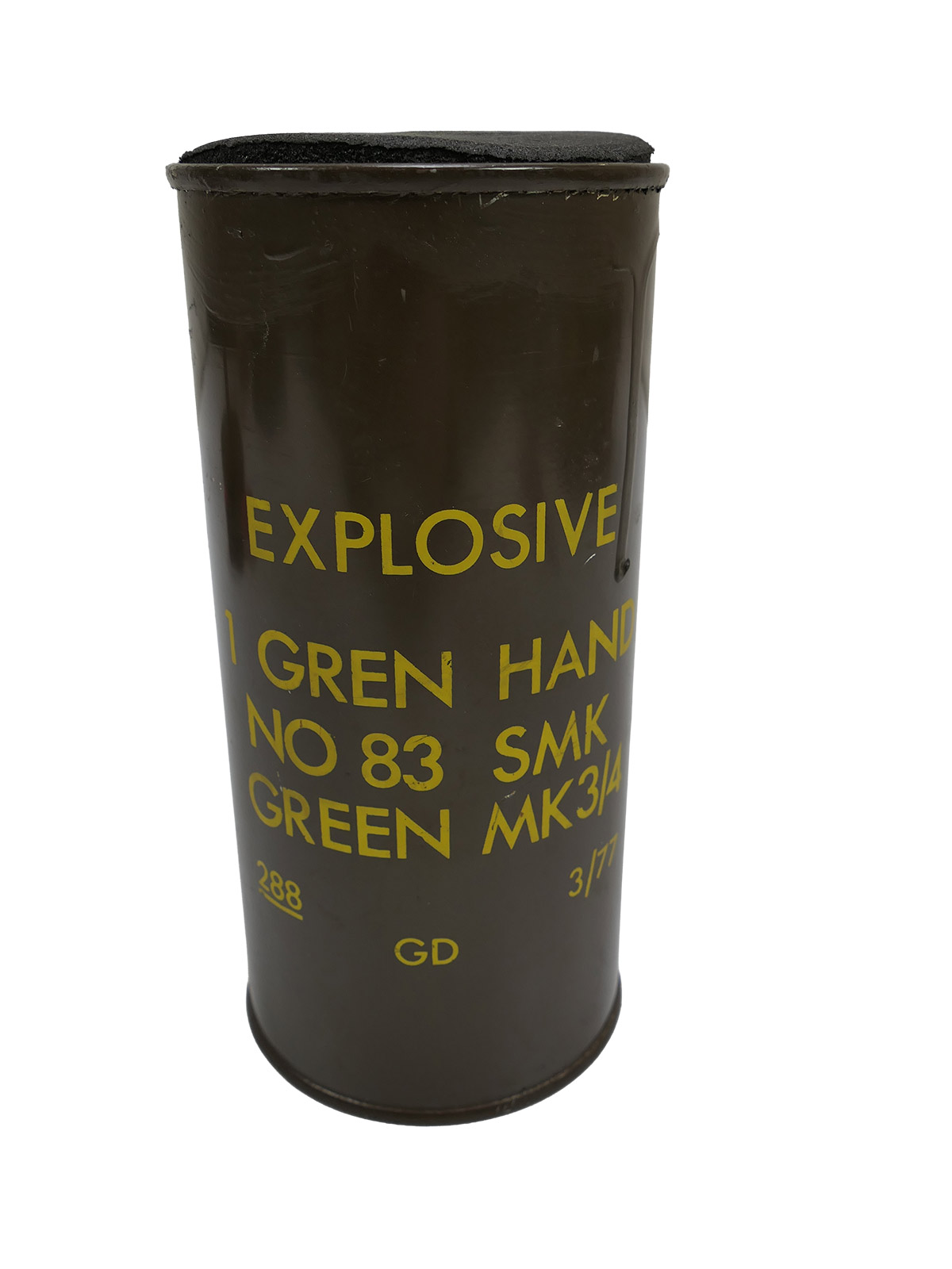 US ARMY DEKO M18 Rauchgranate Green Smoke Grenade hand signal smoke Granate