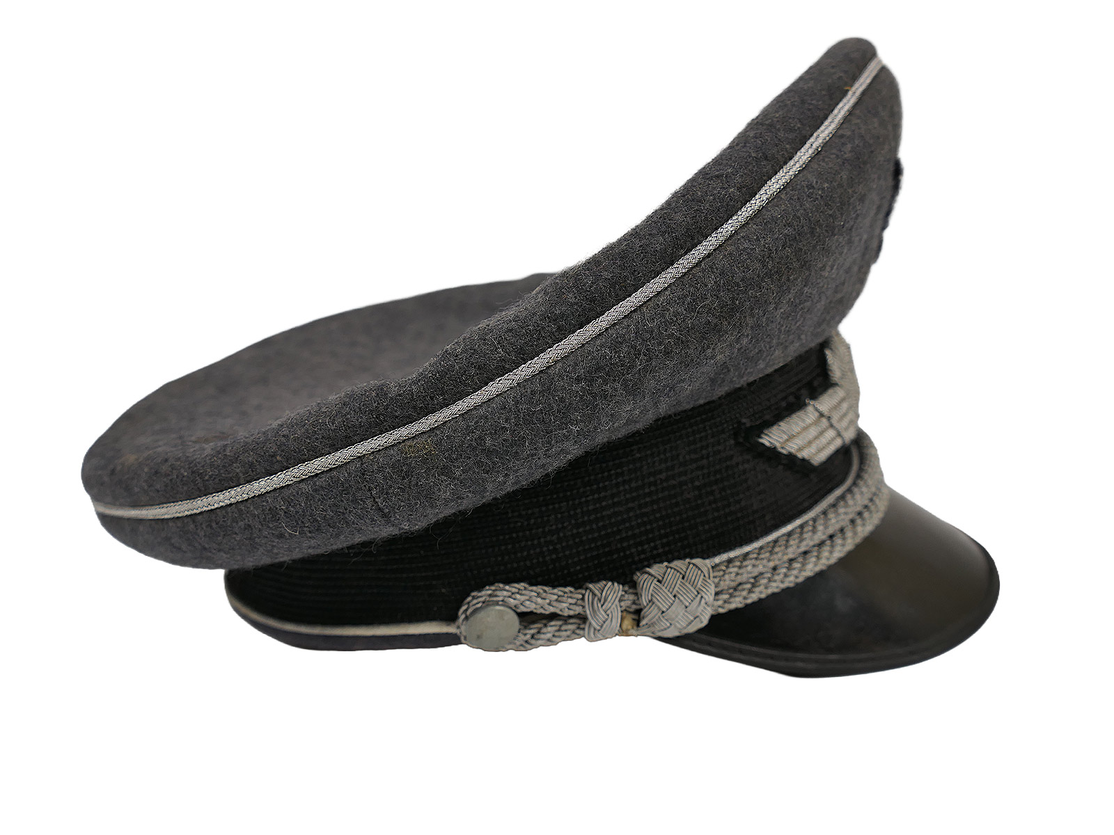 Original LUFTWAFFEN Schirmmütze Offizier mit handgestickten Effekten COLLECTION