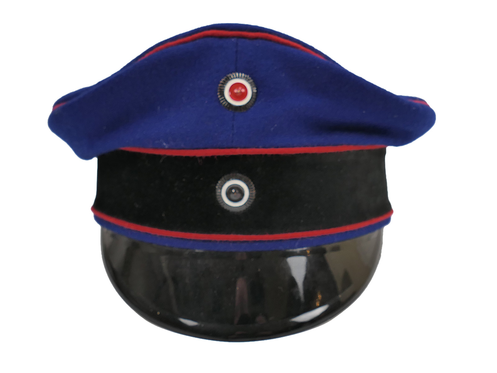 Einzelstück WK1 Preußen Schirmmütze Offizier Artillerie Feldmütze Gr.57 COLLECTION