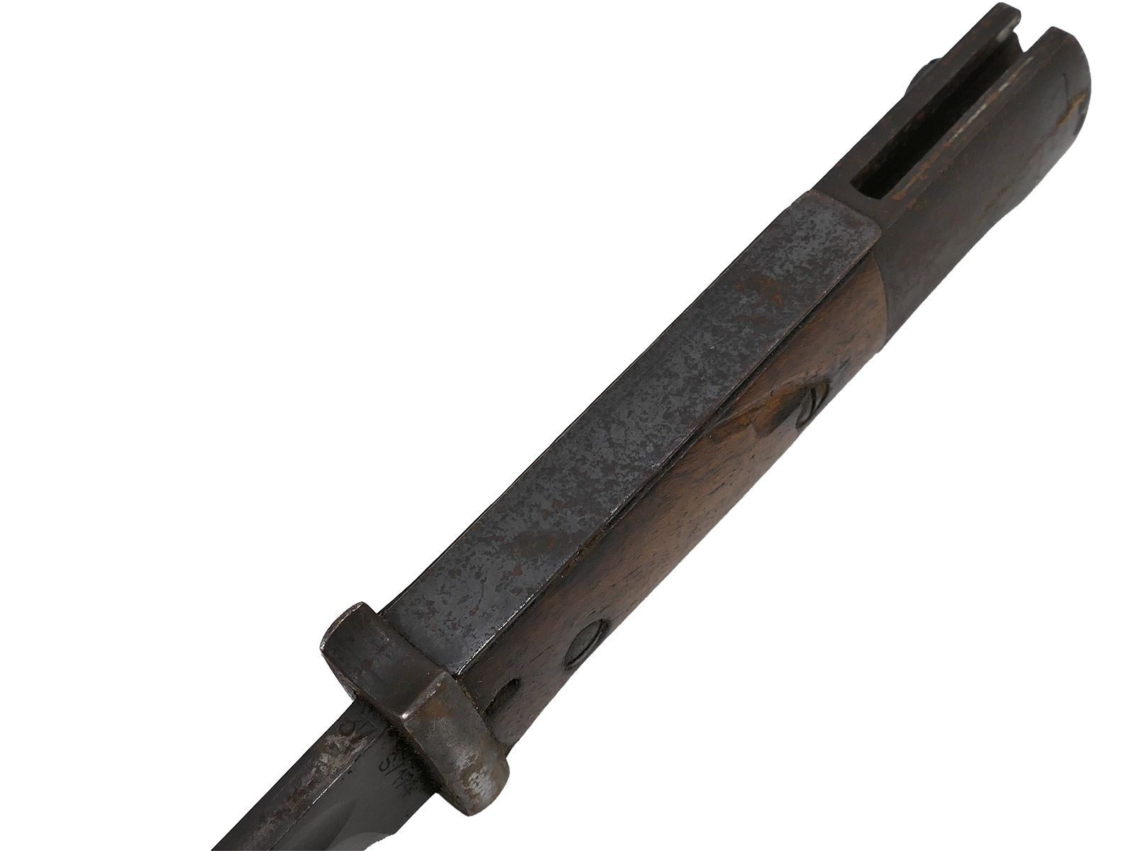 Wehrmacht Bajonett M84/98 S/174 1937 Karabiner K98 / Seitengewehr mit Scheide BATTLE WORN