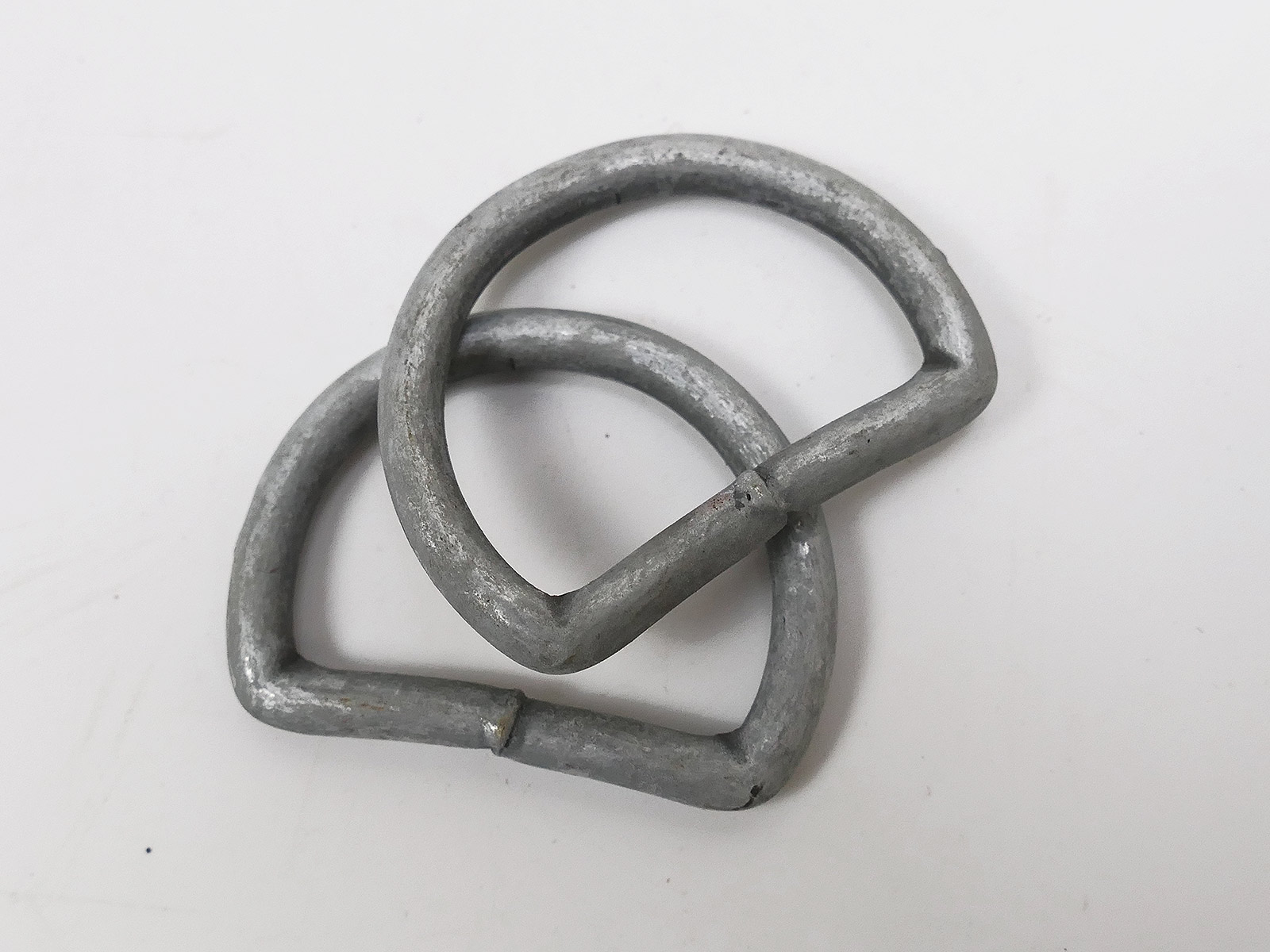 2x D-Ring 38mm für Y-Riemen Rucksack Ersatzteil Wehrmacht