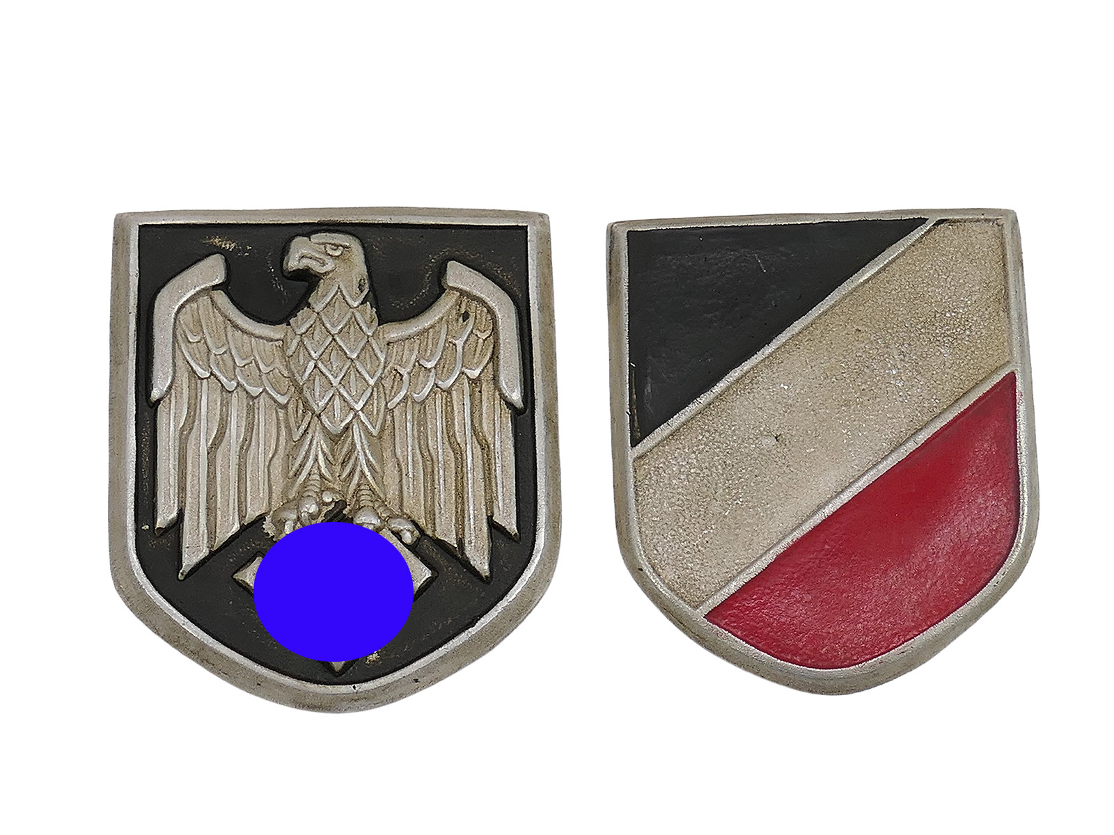 Wehrmacht DAK Helmabzeichen für Tropenhelm Afrikakorps Heer 