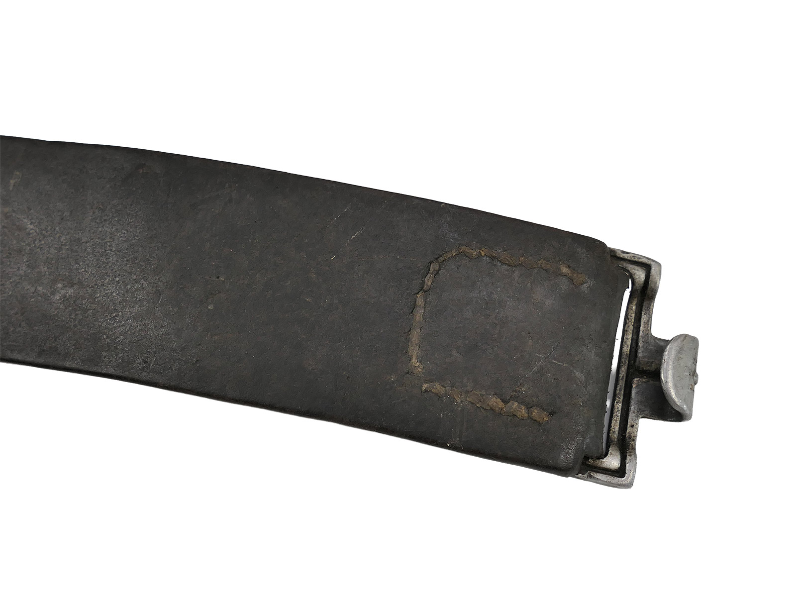Wehrmacht / Luftwaffe Koppel / Koppelriemen Lederkoppel 98cm 1938 datiert COLLECTION BATTLE WORN