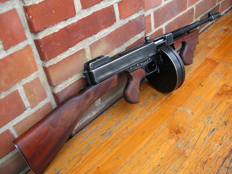 US Army Thompson M1928 antik Deko Modell Filmwaffe