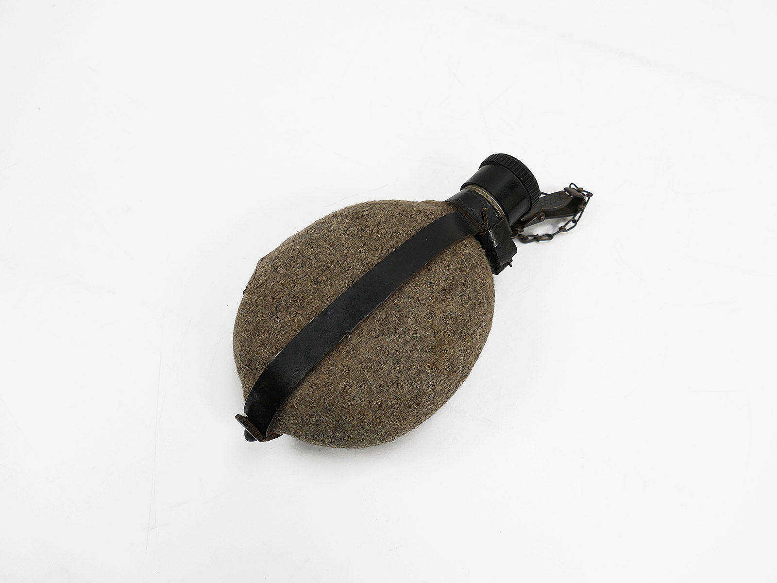 RARE Wehrmacht Original Helferin Feldflasche Wasserflasche Weibliches Personal SAMMLUNG 