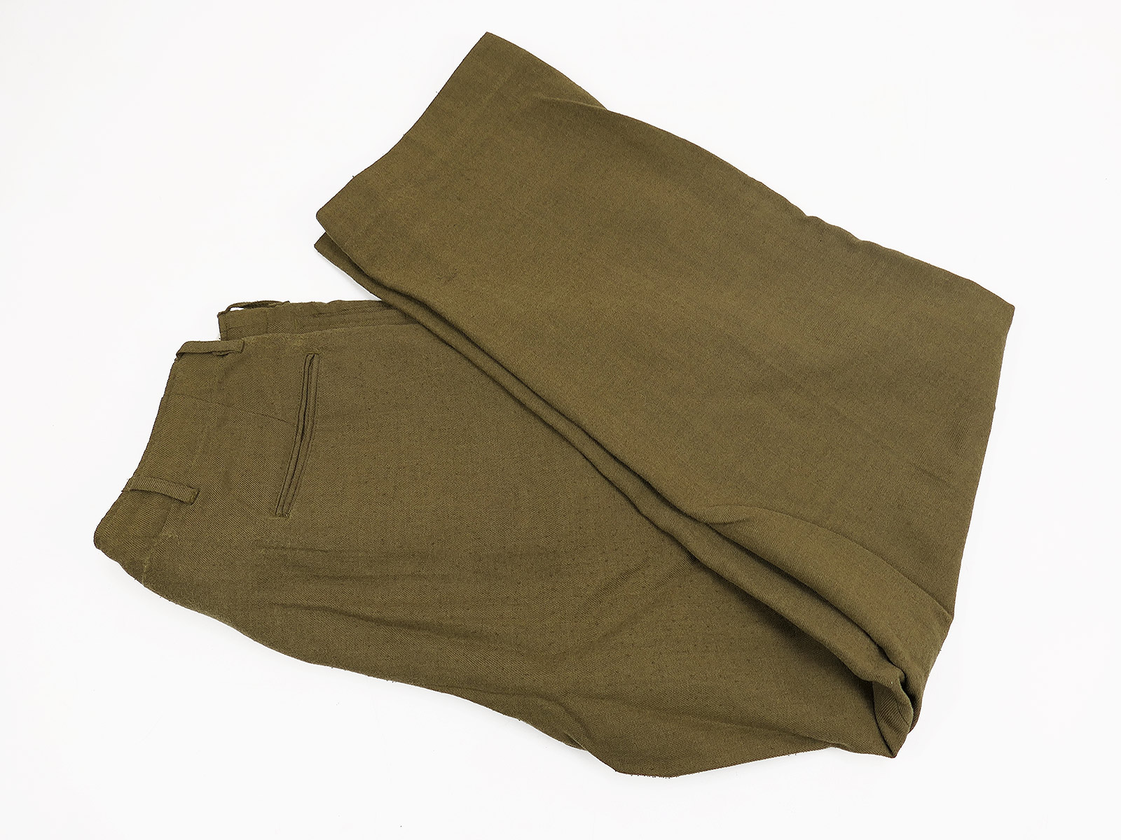 Einzelstück US Army WW2 Feldhose M37 Trousers Größe US W34 BATTLE WORN