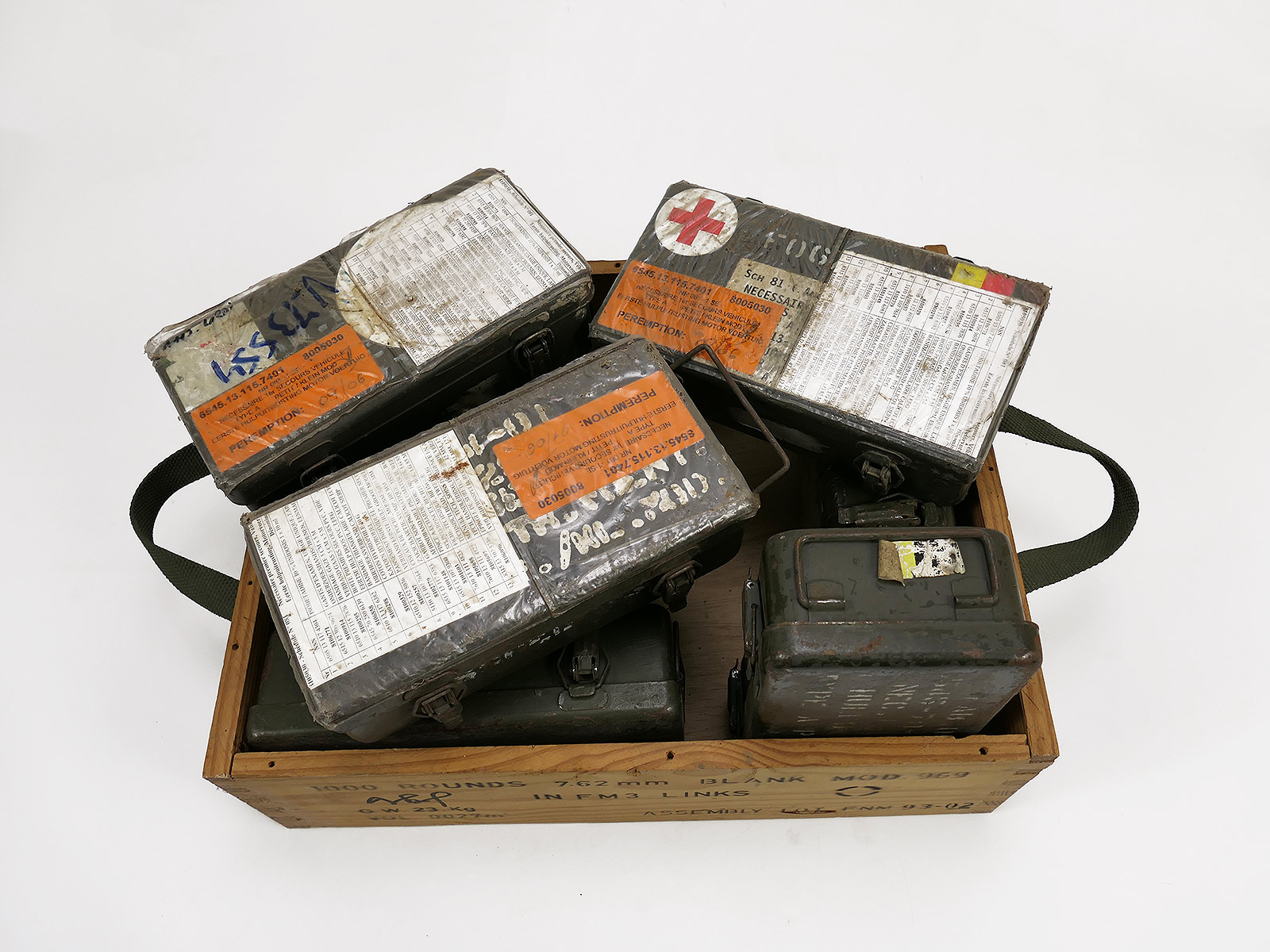 US ARMY Medical First Aid Box Jeep Medic Verbandkasten Metallkiste KFZ zum Restaurieren